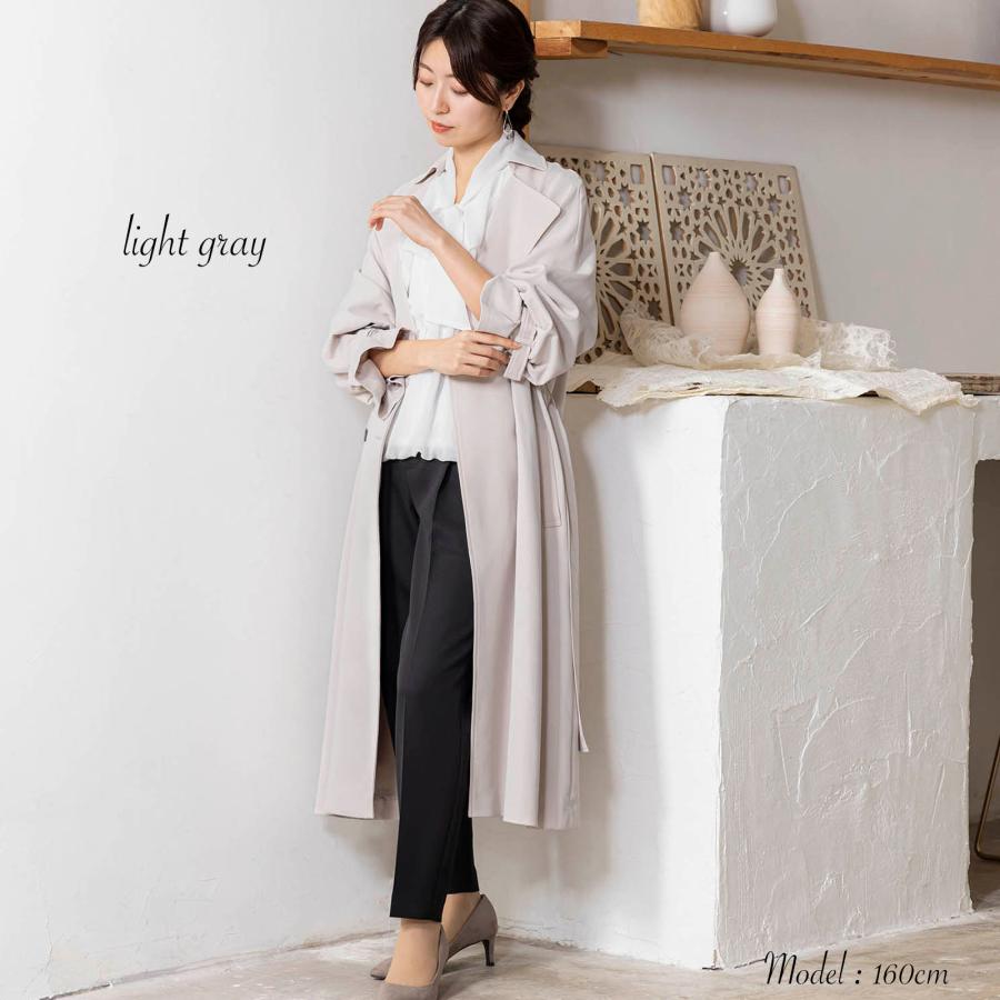 トレンチコート 通勤服 レディース ロング スプリングコート ロング