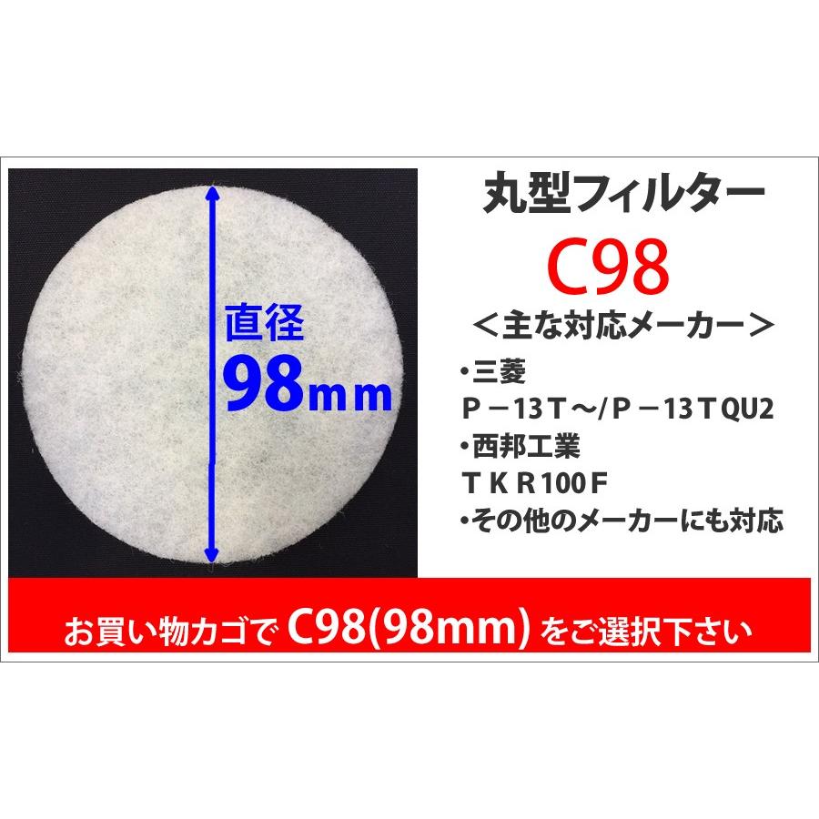 給気口フィルター 換気口フィルター (丸型) 選べる17サイズ (6枚入) 換気口 フィルター吸気口フィルターほこり・粉塵・虫の侵入をブロック（00mail） |  | 06