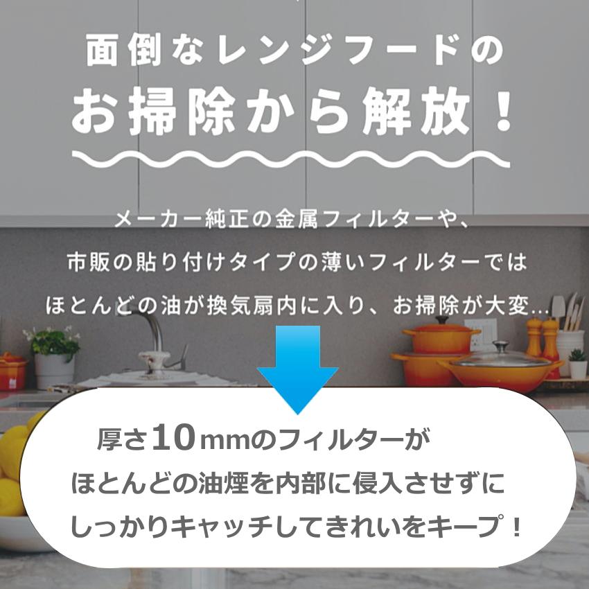 換気扇フィルター 換気扇 フィルター (297×341mm) 12枚 厚手 レンジフードフィルター 換気扇カバー 国産  ビーワンフィルター A2（01） |  | 02