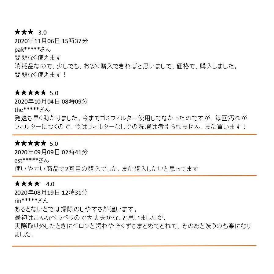 ビーワンショップ 縦型洗濯機用フィルター54枚入 糸くず取りフィルター 