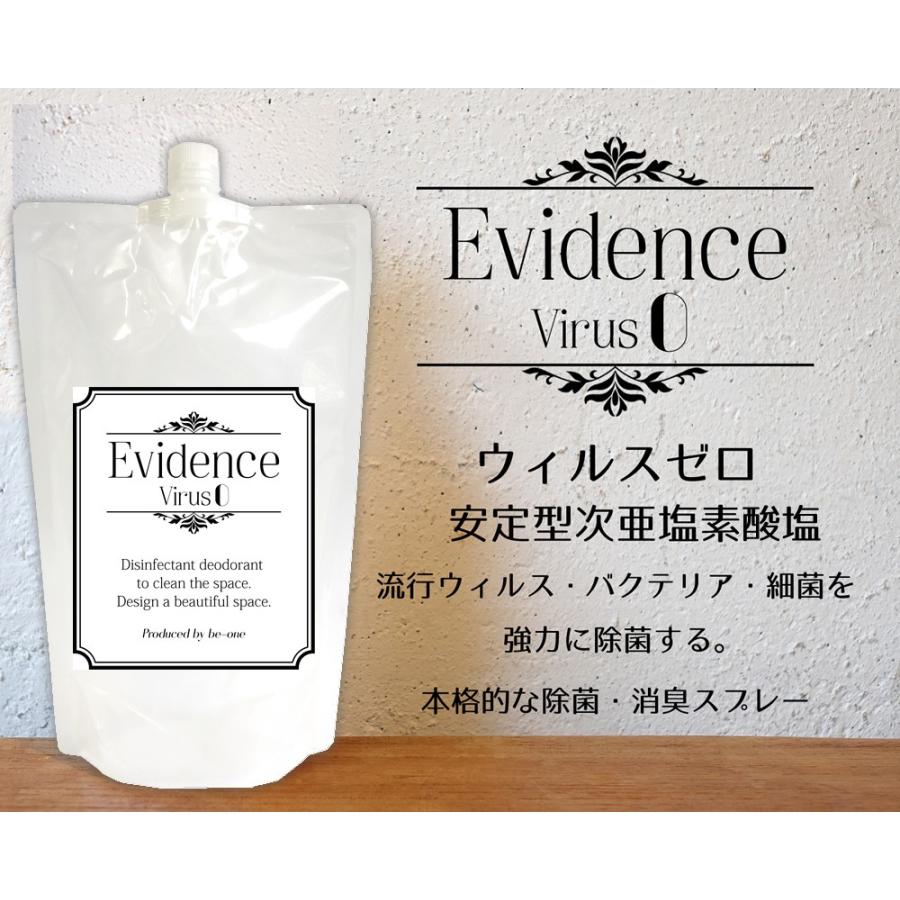 <詰め替え用>ウィルス除菌450ml【ウィルスゼロ】細菌を除菌 食品添加物100％の安定型複合塩素使用　テーブル・イス・マスク・キッチン・トイレの除菌 |  | 01