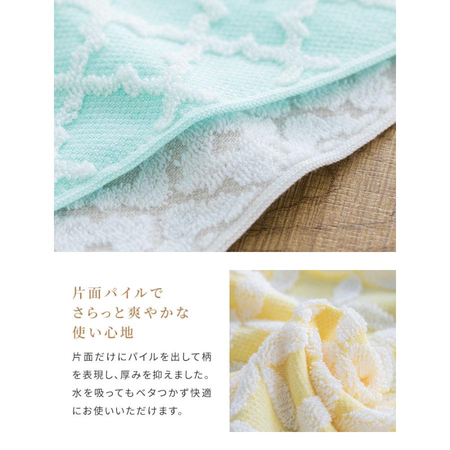 今治タオル ハンカチ ＜fleur＞フルール 4枚セット 25×25cm 日本