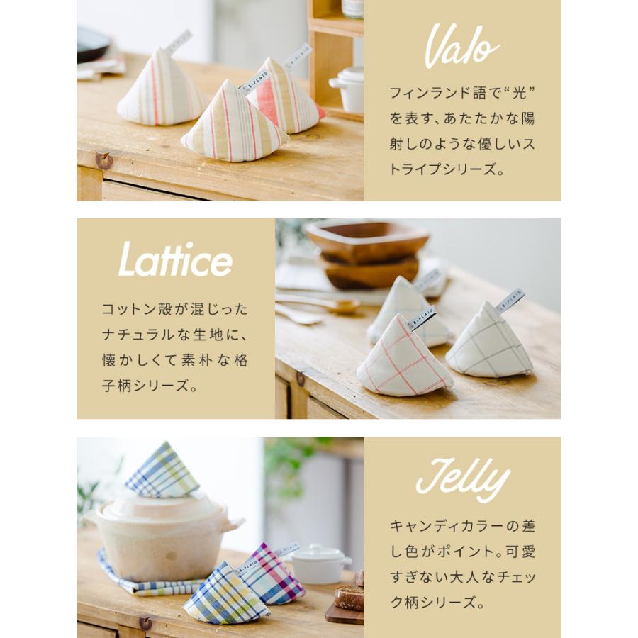 鍋つかみ 耐熱 ミトン 三角 北欧風 布製 日本製 1点 片手分 おしゃれ