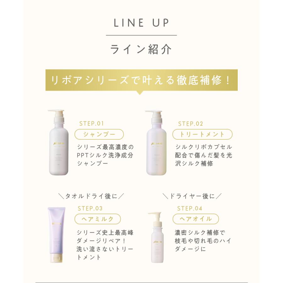 plus eau（プリュスオー） ヘアミルク リポア エマルジョン 120ml