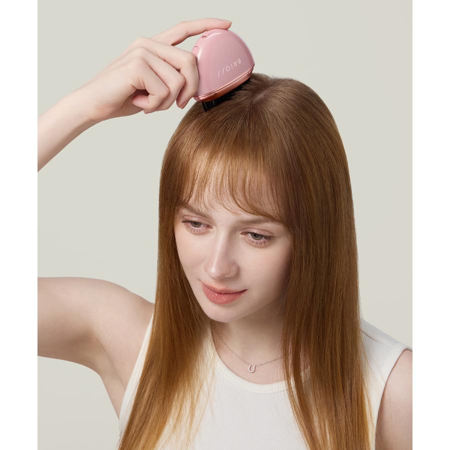 BRiOSS（ブリオス） ヘアアイロン モバイル ミニ ブラシ 充電式