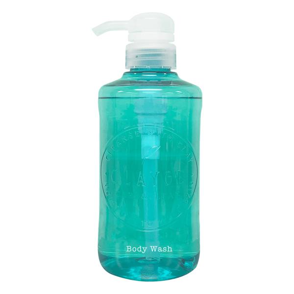 卓出 クレージュ ボディソープ ポンプ 480ml Clayge ボディウォッシュ ボトル ホワイトクレイ配合 ボディーソープ 夏 クール