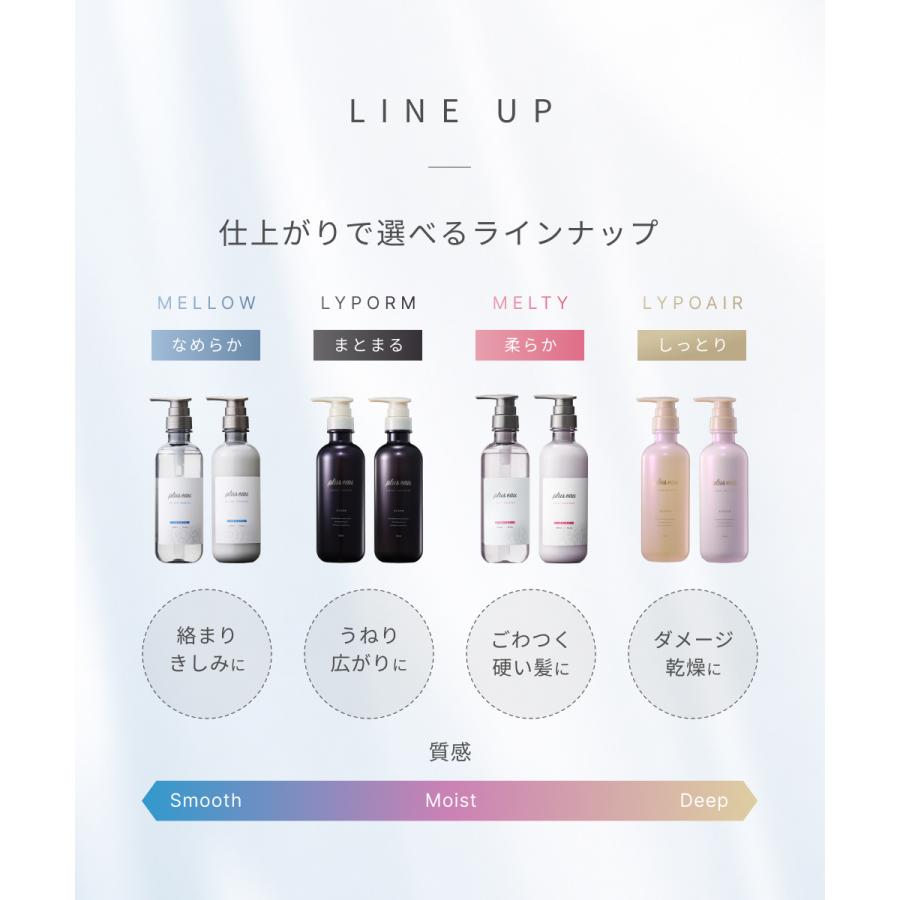plus eau（プリュスオー） シャンプー ヘアケア セット 各450ml ポンプ