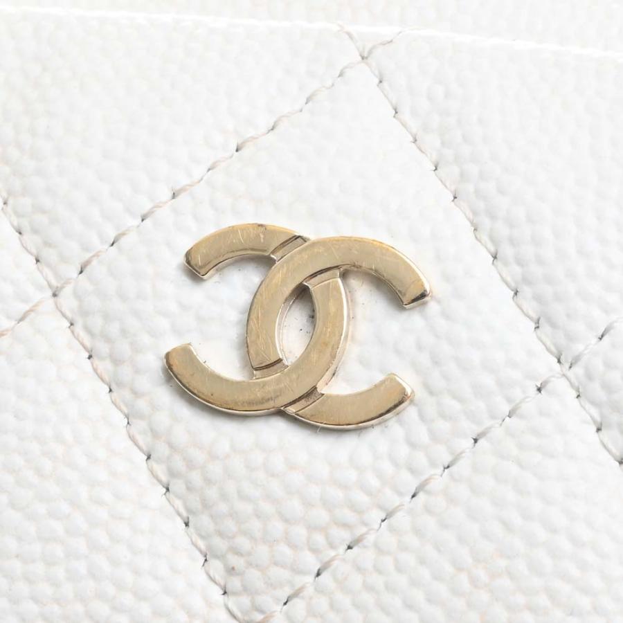 CHANEL シャネル キャビアスキン マトラッセ ココマーク ポーチ