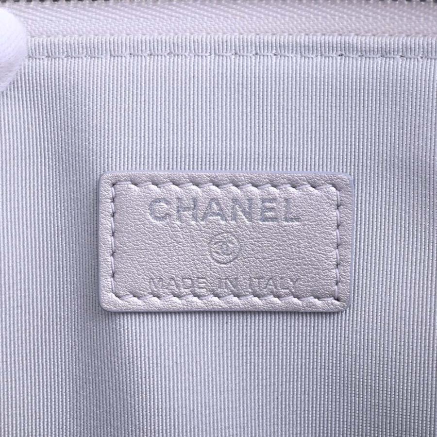 CHANEL シャネル レザー マトラッセ ココマーク チェーン ショルダーバッグ シルバー レディース by｜b-rakuichi｜07