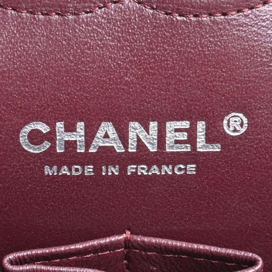 CHANEL シャネル キャビアスキン マトラッセ ココマーク Wフラップ Wチェーン ショルダーバッグ ブラック レディース by｜b-rakuichi｜06