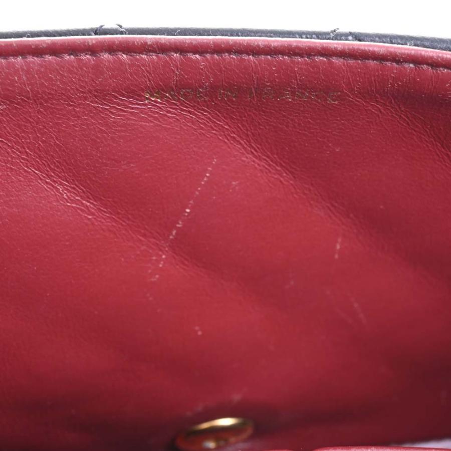 CHANEL（シャネル） ラムスキン マトラッセ ココマーク フルフラップ