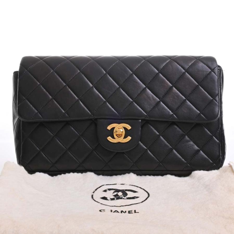 CHANEL シャネル ラムスキン マトラッセ ココマーク チェーン CHANEL シャネル ラムスキン マトラッセ ココマーク チェーン