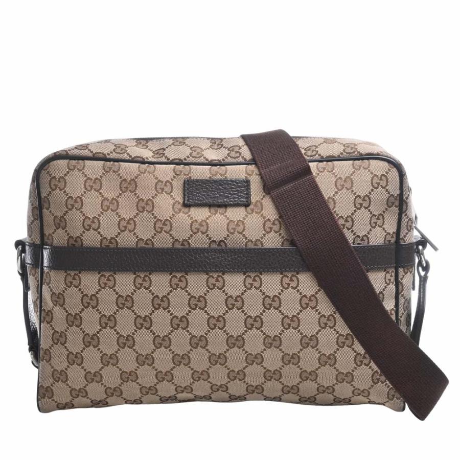 GUCCI（グッチ） GGキャンバス ショルダーバッグ 449173 ベージュ