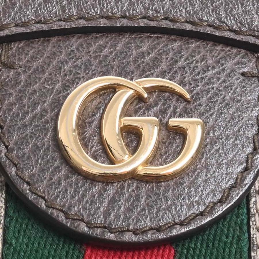 GUCCI GGスプリームラウンドミニチェーンショルダーバッグ 550618 GUCCI GGスプリームラウンドミニチェーンショルダーバッグ