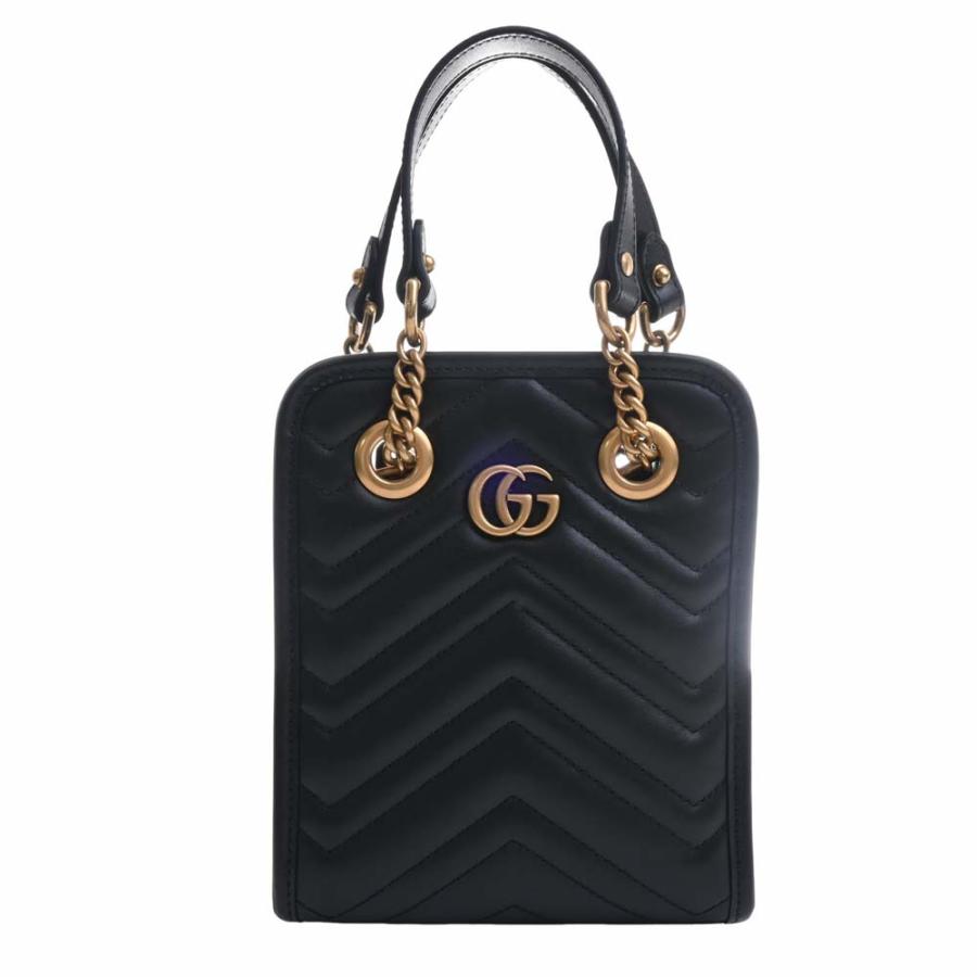 GUCCI Gucci グッチ GGマーモント キルティング レザー 2WAY チェーン 