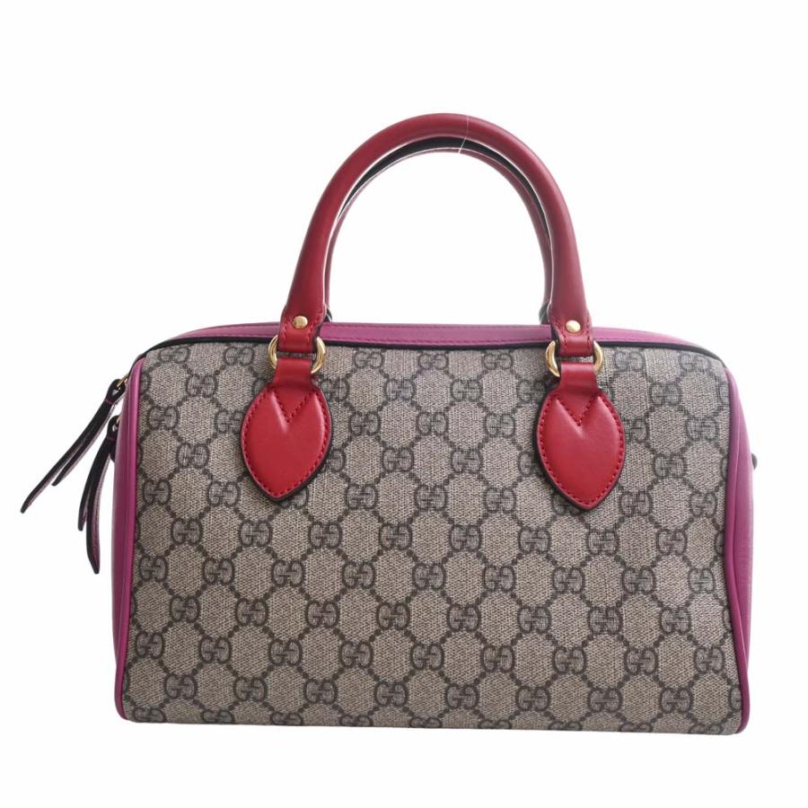 GUCCI Gucci グッチ GGスプリーム 2WAY ハンドバッグ ボストンバッグ 