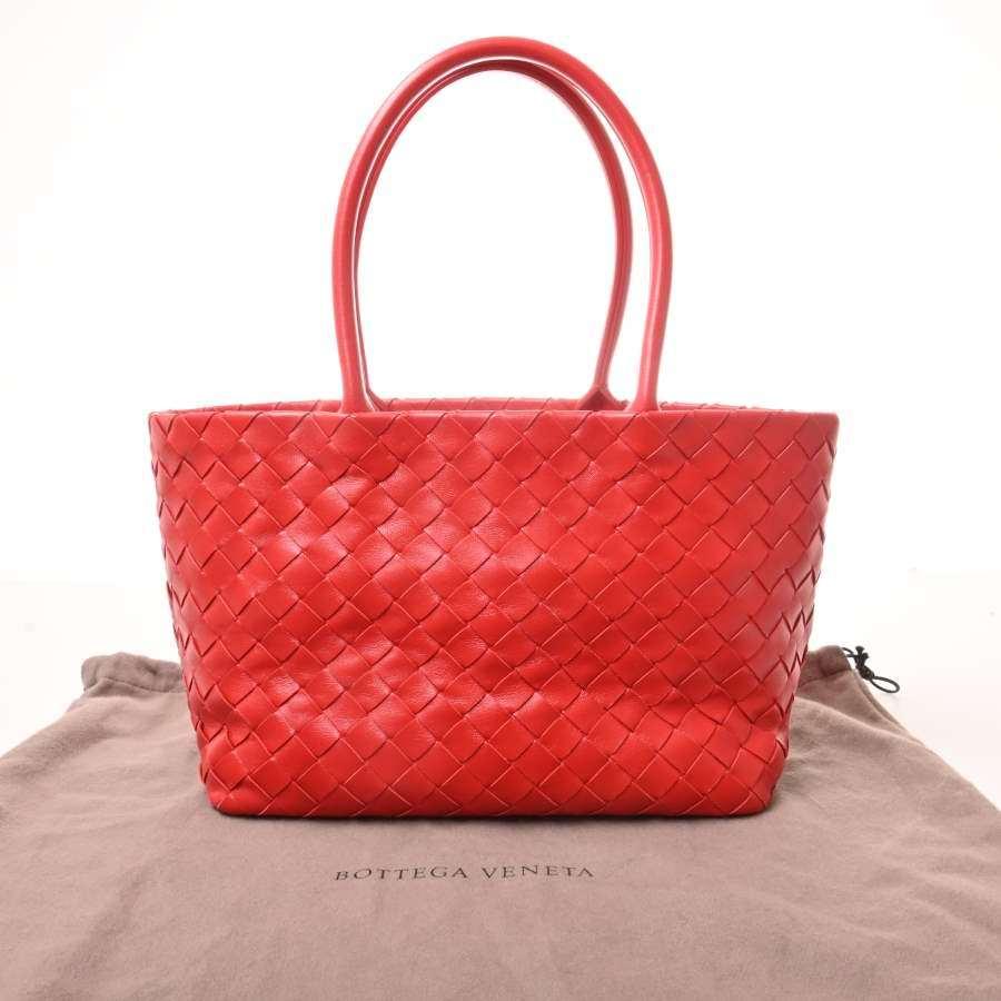 最終値下げ Bottega Veneta ボッテガヴェネタ イントレチャート レザー トートバッグ レッド ブランド 中古 その他バッグ Www Collectiviteslocales Fr