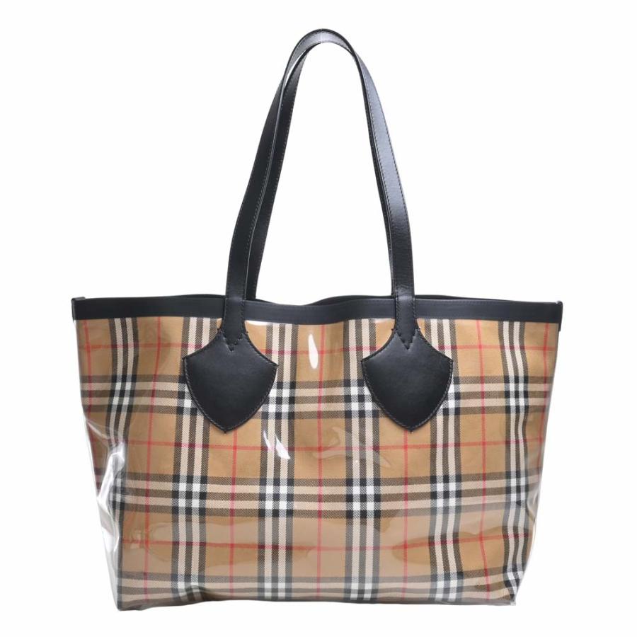BURBERRY バーバリー キャンバス ビニール レザー ノバチェック  