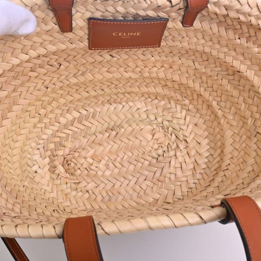 CELINE（セリーヌ） ラフィア レザー クラシック パニエ トリオンフ