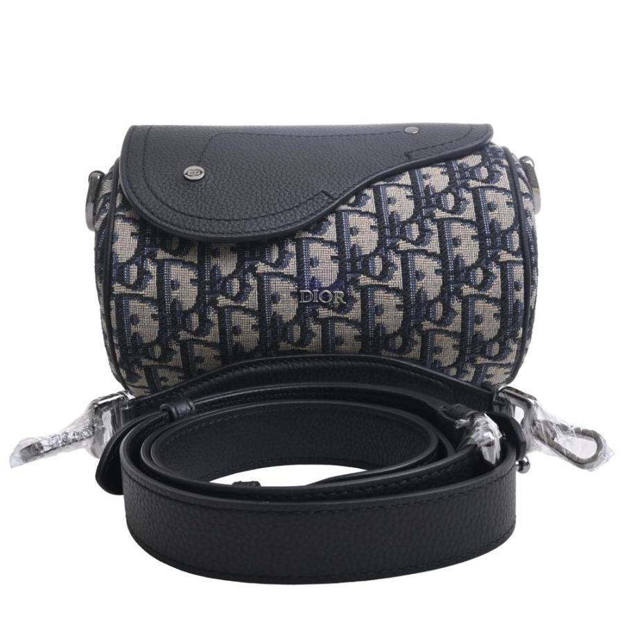 N2420 新同!! クリスチャンディオール サドルオブリーク ショルダーバッグ N2420 新同!! クリスチャンディオール サドルオブリーク