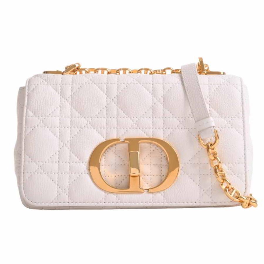 Christian Dior クリスチャンディオール レザー カナージュ CARO