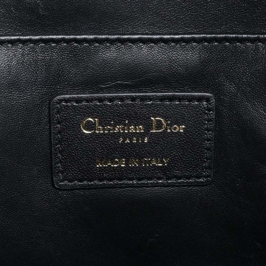 Christian Dior クリスチャンディオール カナージュ レザー バックパック リュックサック ブラック レディース by｜b-rakuichi｜06