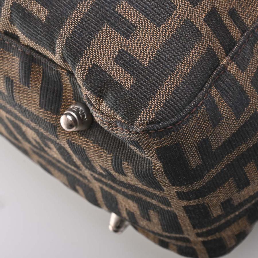 【FENDI】ハンドバッグ　ズッカ柄　ブラウン　キャンバス 楽天市場】FENDI フェンディ ズッカ柄 エトニコ ブラウン
