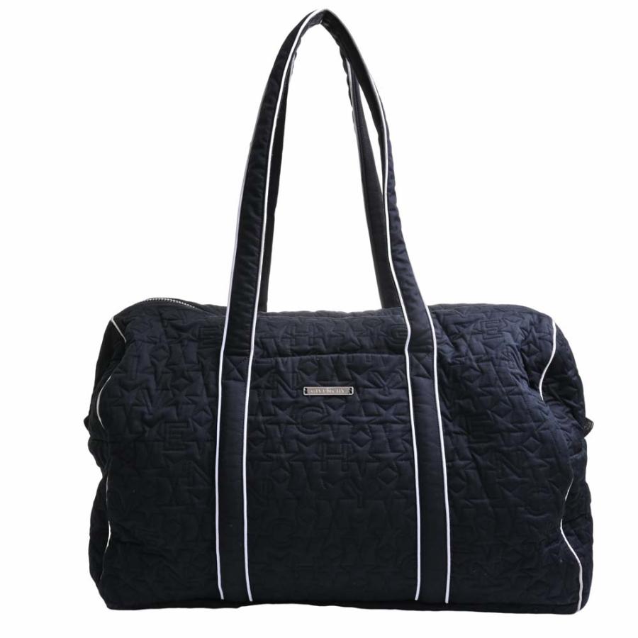 GIVENCHY ジバンシィ コットン マザーズバッグ トートバッグ ブラック 