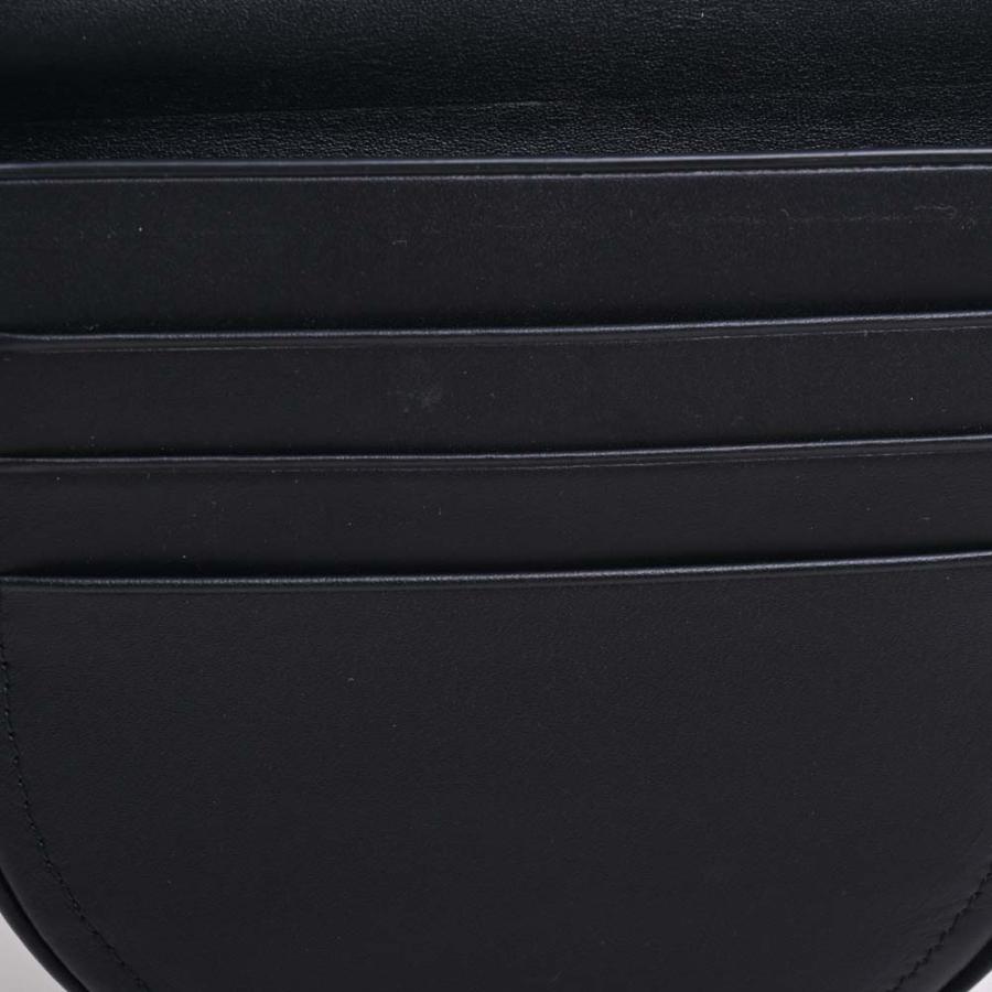 LOEWE HEEL POUCH SMALL ヒールポーチ　ブラック　レザー LOEWE Soft Calfskin Mini Heel Pouch Black 760143 | FASHIONPHILE
