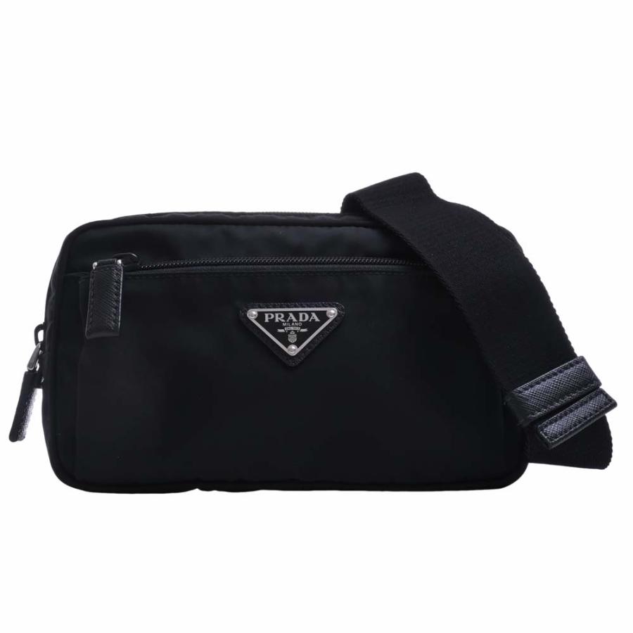 PRADA プラダ ナイロン トライアングルロゴ ウエストバッグ PRADA プラダ ナイロン トライアングルロゴ ウエストバッグ