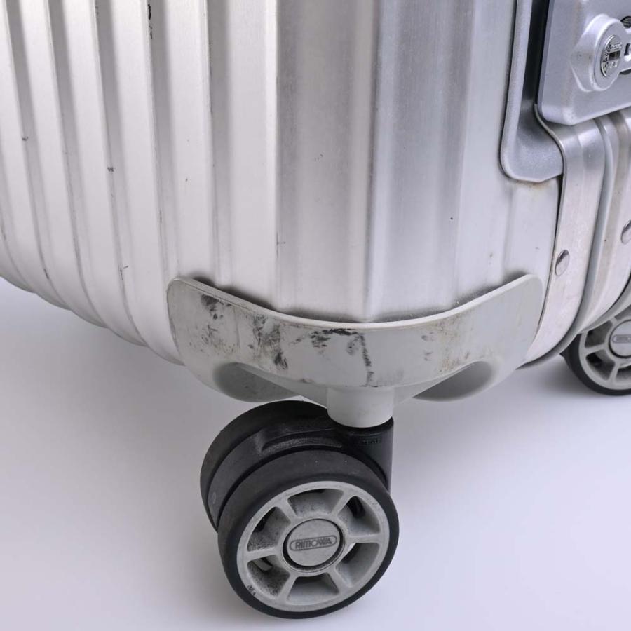 RIMOWA アルミニウム シルバー大型キャリーケース RIMOWA - RIMOWA キャリーケース 4輪 キャビンS シルバー 31Lの