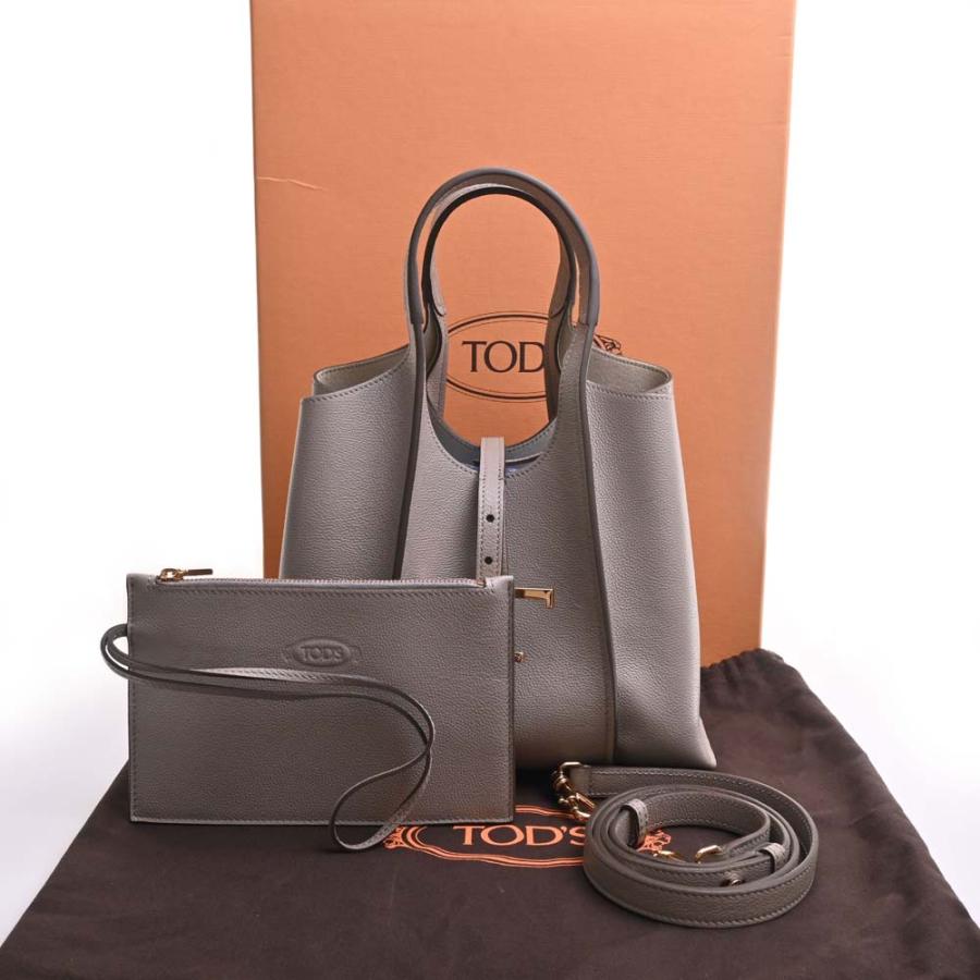 TOD'S トッズ T タイムレス レザー ショッピングバッグ ミニ TOD'S トッズ T タイムレス レザー ショッピングバッグ ミニ
