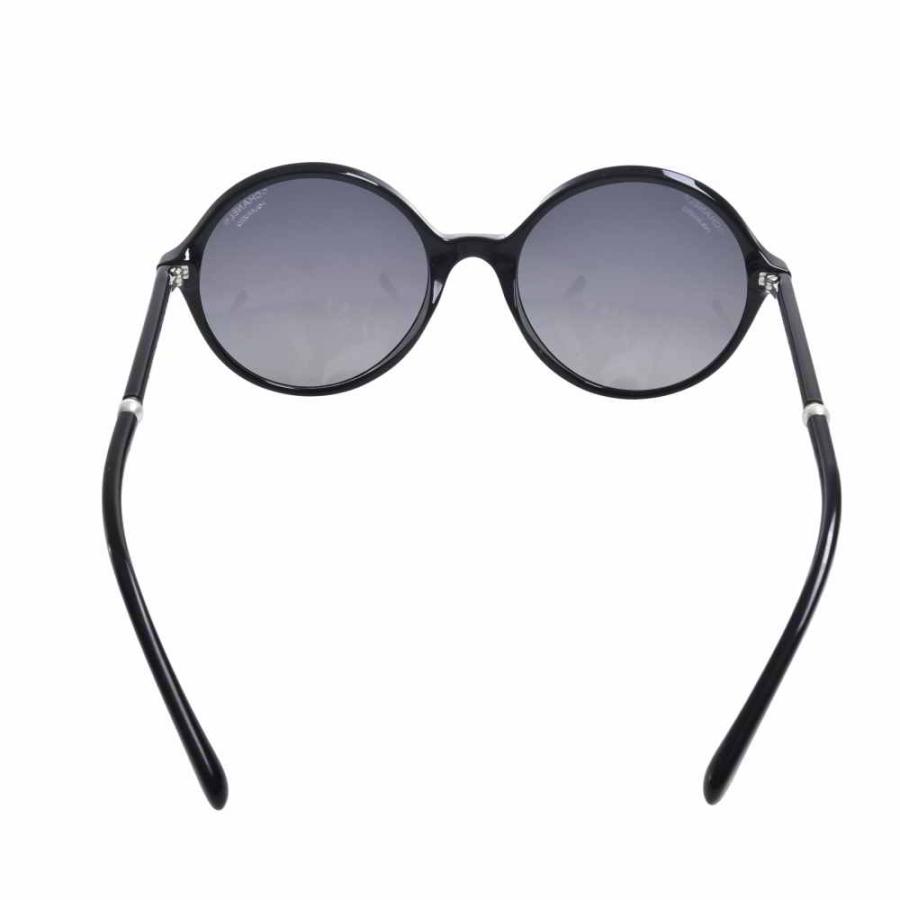 CHANEL シャネル パール 丸型 サングラス #53□19 140 5391HA ブラック 