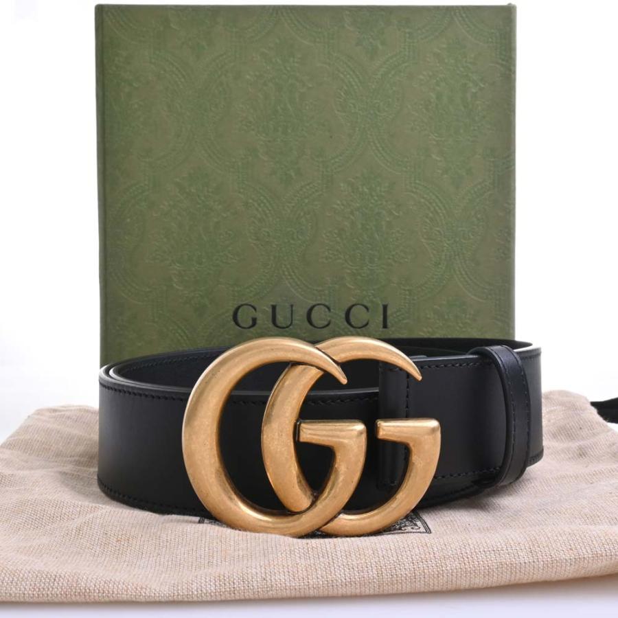 GUCCI - GUCCI(グッチ) ベルト 85/34 - 114876 ベージュ×ダーク