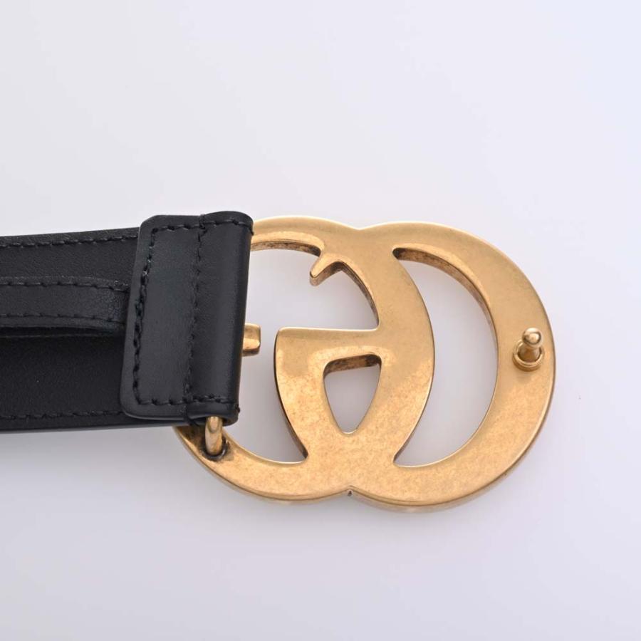 GUCCI - GUCCI(グッチ) ベルト 85/34 - 114876 ベージュ×ダーク