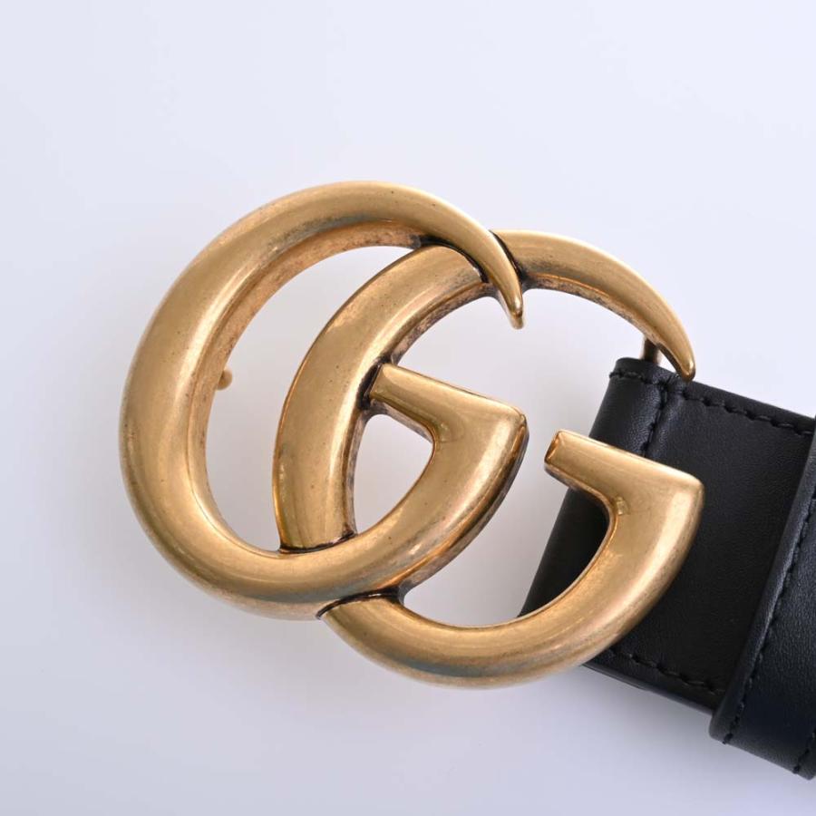 GUCCI - GUCCI(グッチ) ベルト 85/34 - 114876 ベージュ×ダーク