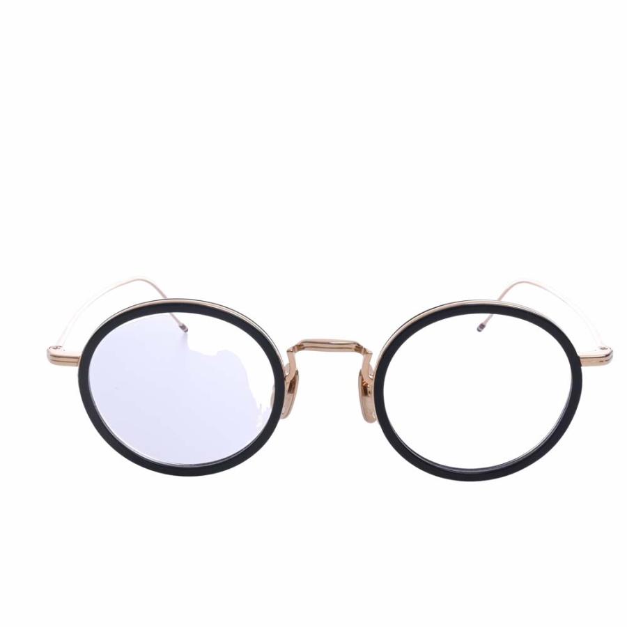 THOM BROWNE トムブラウン ラウンド 度入り メガネ ブラック 