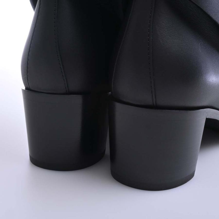 HERMES エルメス レザー フレンチ50 ショートブーツ #38