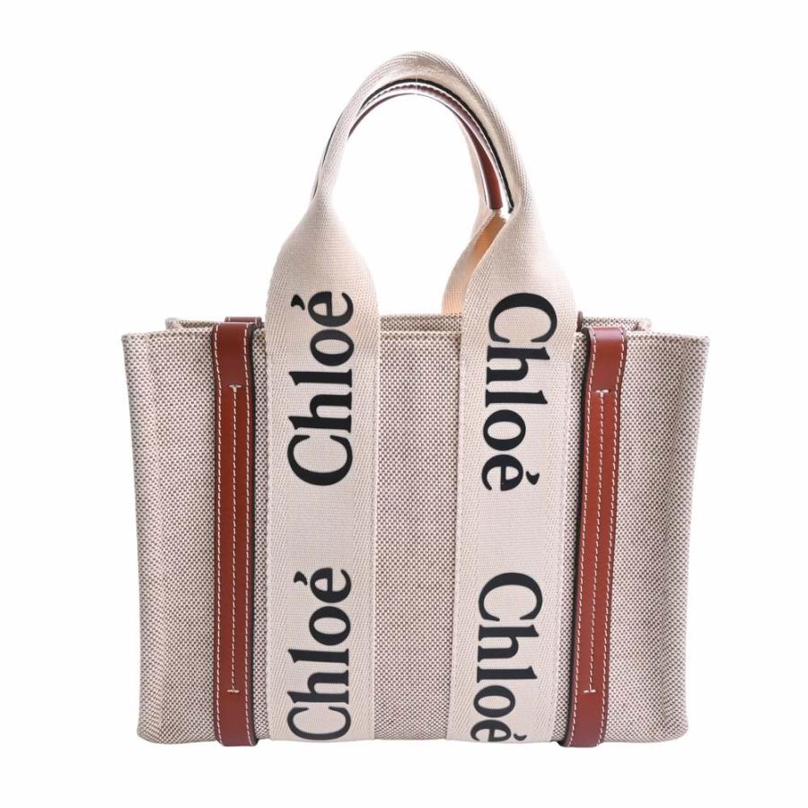 Chloe クロエ キャンバス レザー ウッディ woody スモール Chloe クロエ キャンバス レザー ウッディ woody スモール