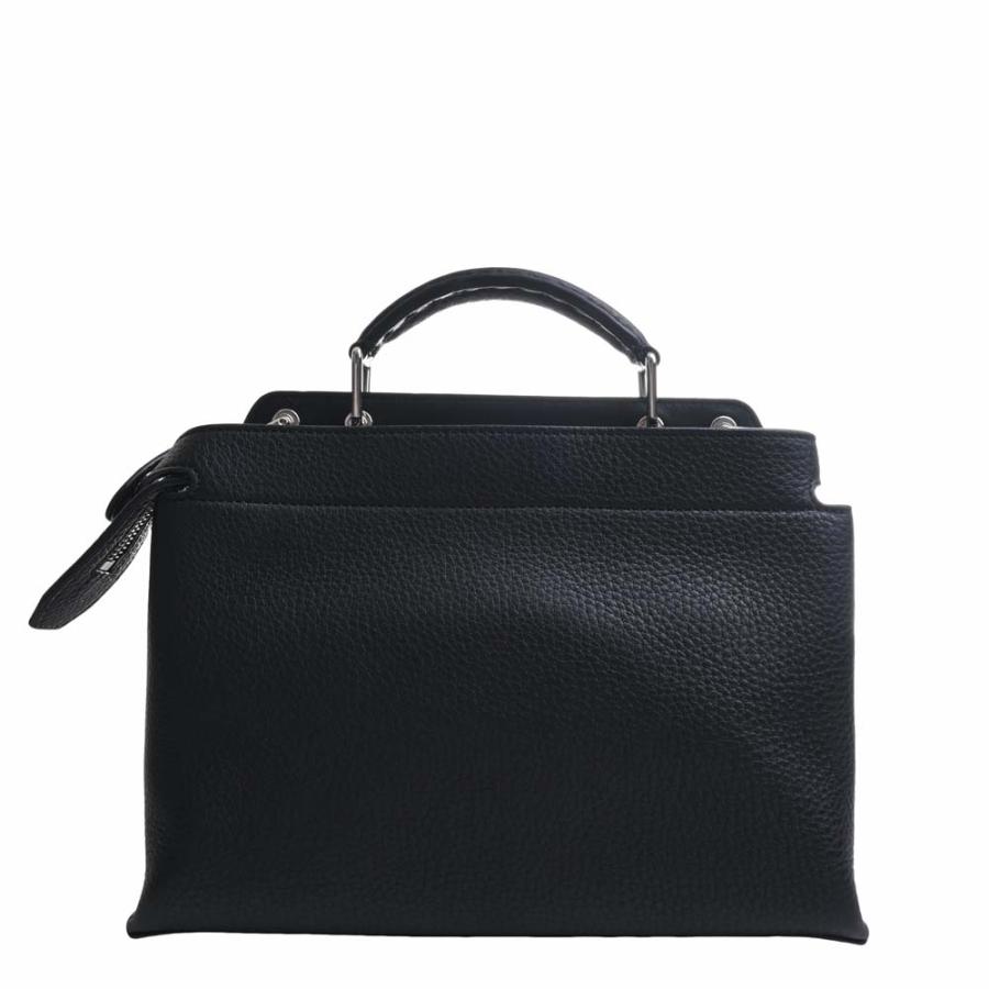 FENDI 2WAYバッグ ピーカブー セレリアフィットミニ ブラック 黒 FENDI 2WAYバッグ ピーカブー セレリアフィットミニ ブラック 黒