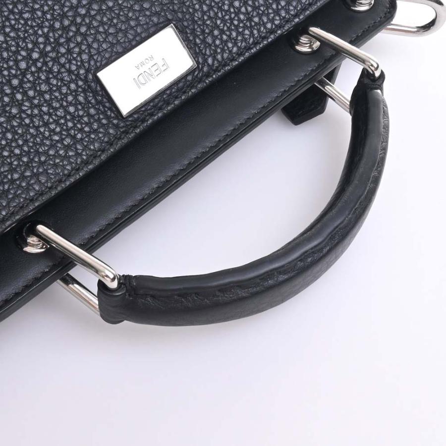 FENDI 2WAYバッグ ピーカブー セレリアフィットミニ ブラック 黒 FENDI 2WAYバッグ ピーカブー セレリアフィットミニ ブラック 黒