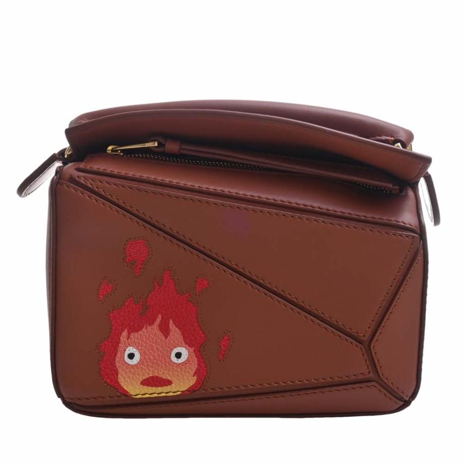 LOEWE ロエベ パズル レザー ミニ 2WAY ハンドバッグ ハウルの LOEWE ロエベ パズル レザー ミニ 2WAY ハンドバッグ ハウルの