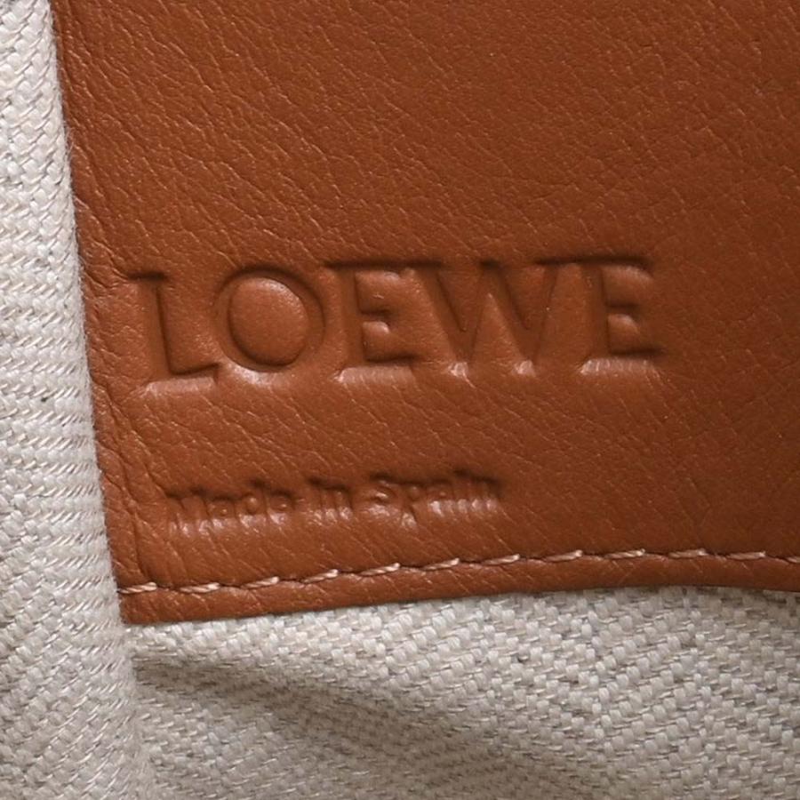 LOEWE ロエベ レザー ハンモック スモール 2WAY ハンドバッグ 326.30KS35 ブラウン/ベージュ/ホワイト レディース by｜b-rakuichi｜06