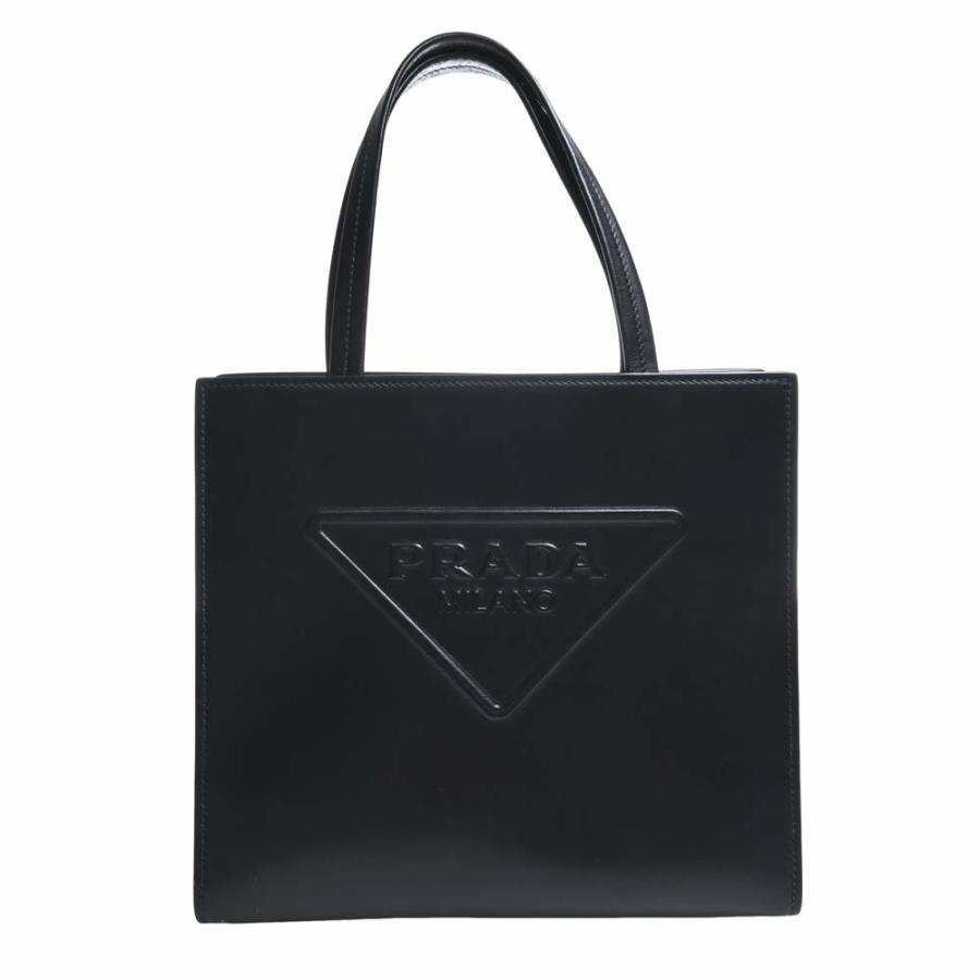 PRADA プラダ レザー エンボス トライアングルロゴ 2WAY
