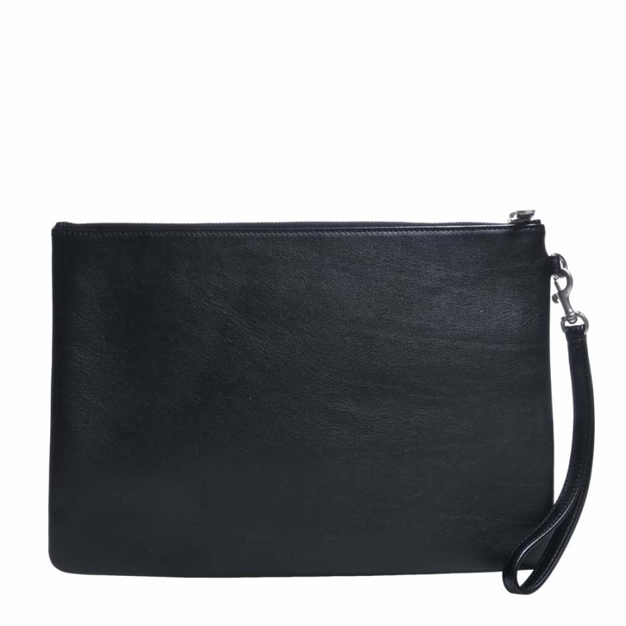 SAINT LAURENT サンローラン レザー リヴゴーシュ ジップポーチ SAINT LAURENT サンローラン レザー リヴゴーシュ ジップポーチ