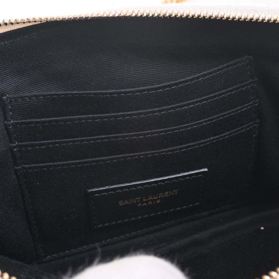 SAINT LAURENT サンローラン レザー ベッキー ダブルジップポーチ 