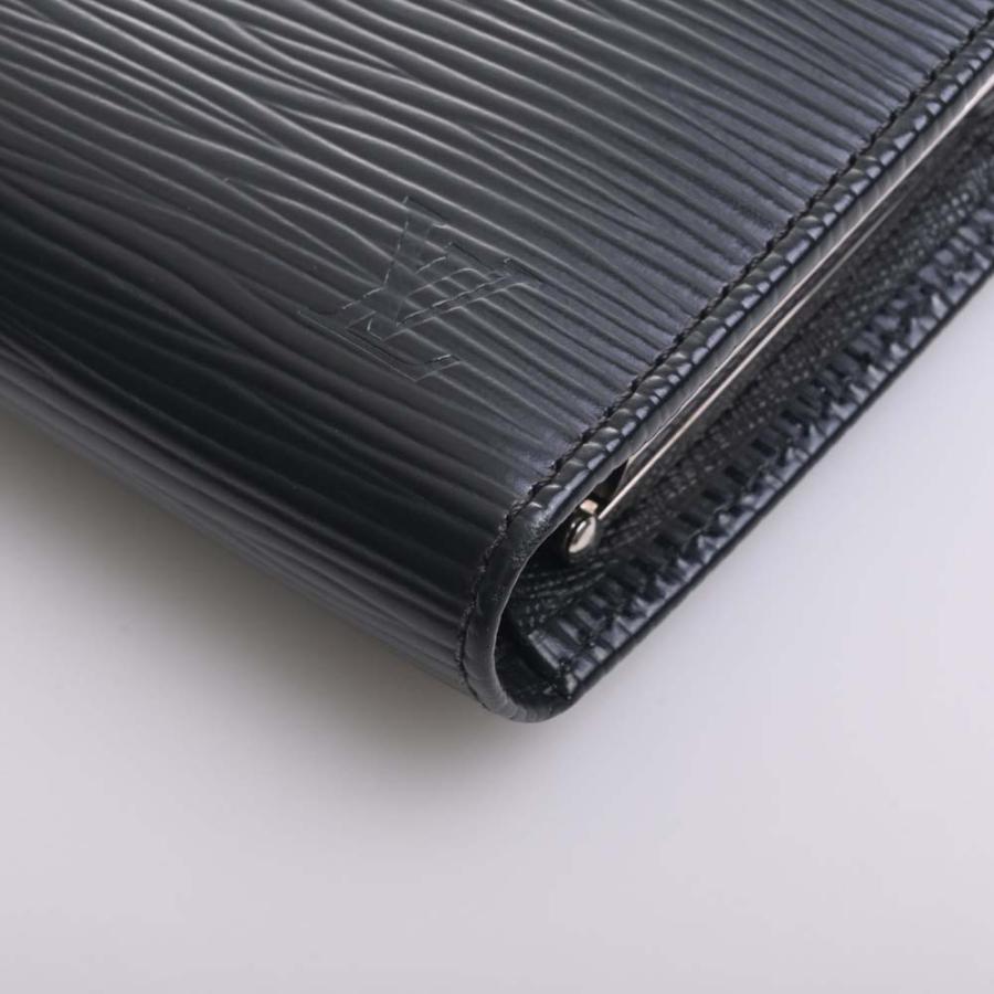 【ルイヴィトン】折り財布　コンパクト　ヴィエノワ　エピ　M63642　ブラック LOUIS VUITTON ルイヴィトン エピ ポルトフォイユ ヴィエノワ 二