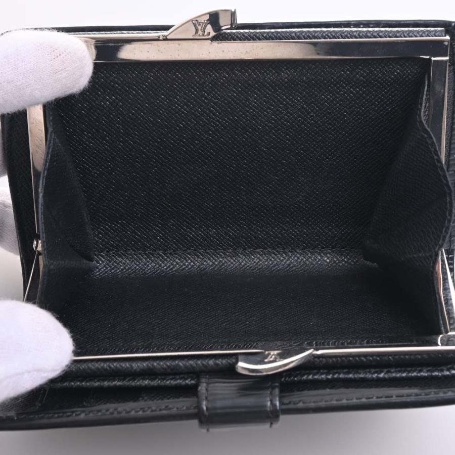 【ルイヴィトン】折り財布　コンパクト　ヴィエノワ　エピ　M63642　ブラック ヴィトン エピ ポルトフォイユ ヴィエノワ M63642 ノワール 財布