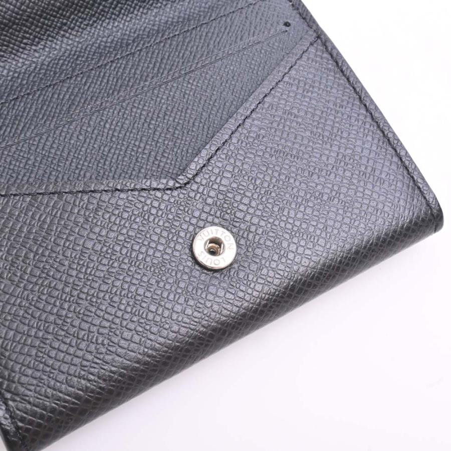 【美品】ルイヴィトン タイガ アンヴェロップ 名刺入れ カード入れ 黒 LOUIS VUITTON ルイヴィトン タイガ アンヴェロップ カルト ドゥ