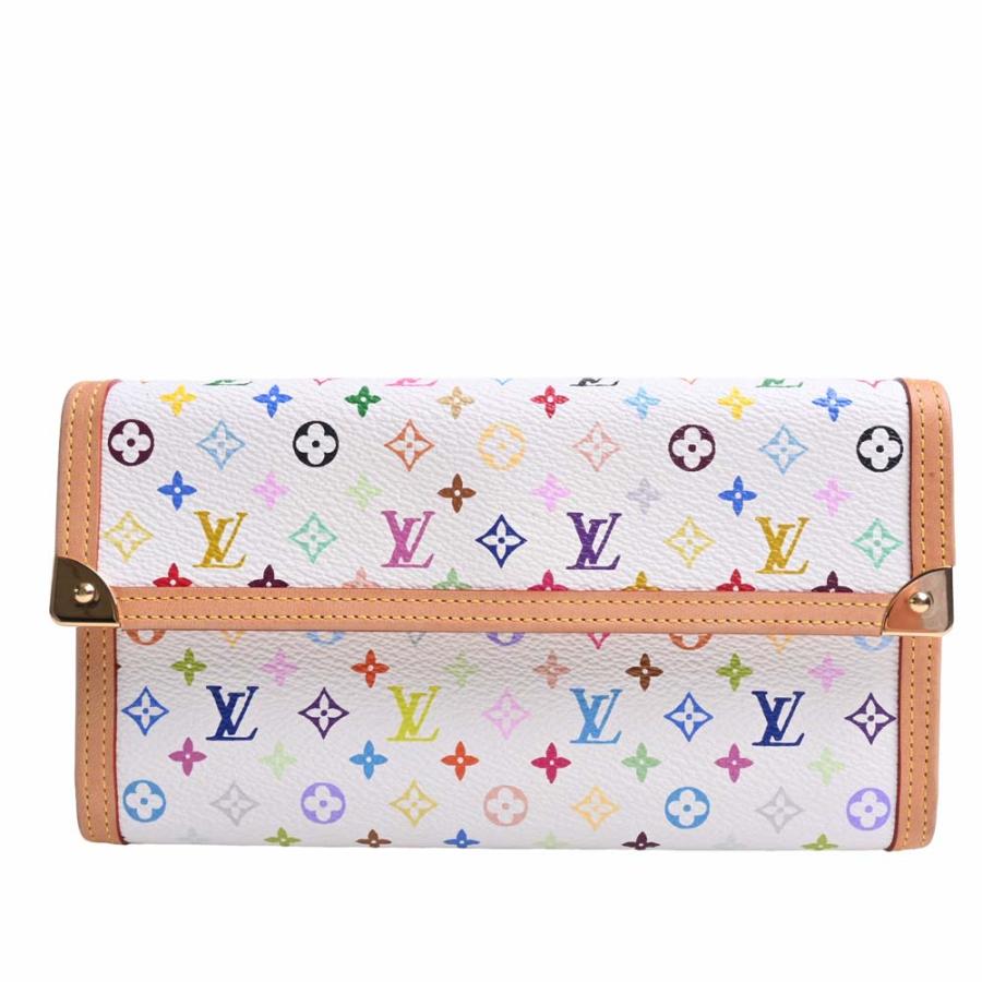【美品】ルイヴィトン モノグラムマルチカラー ポルトトレゾール LOUIS VUITTON ルイ・ヴィトン Louis Vuitton ポルトトレゾール